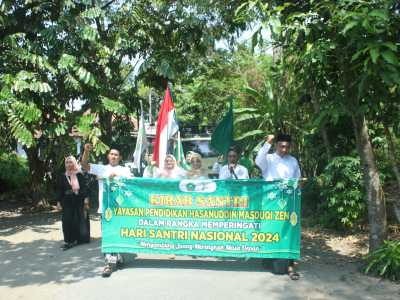 Semarak Hari Santri Nasional 2024 di Yayasan Pendidikan Hasanuddin Masduqi Zen